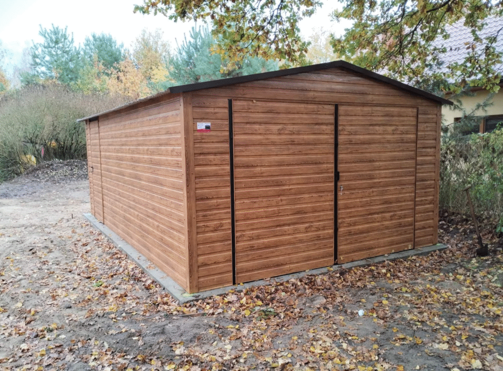 Garaż blaszany 4m x 5m