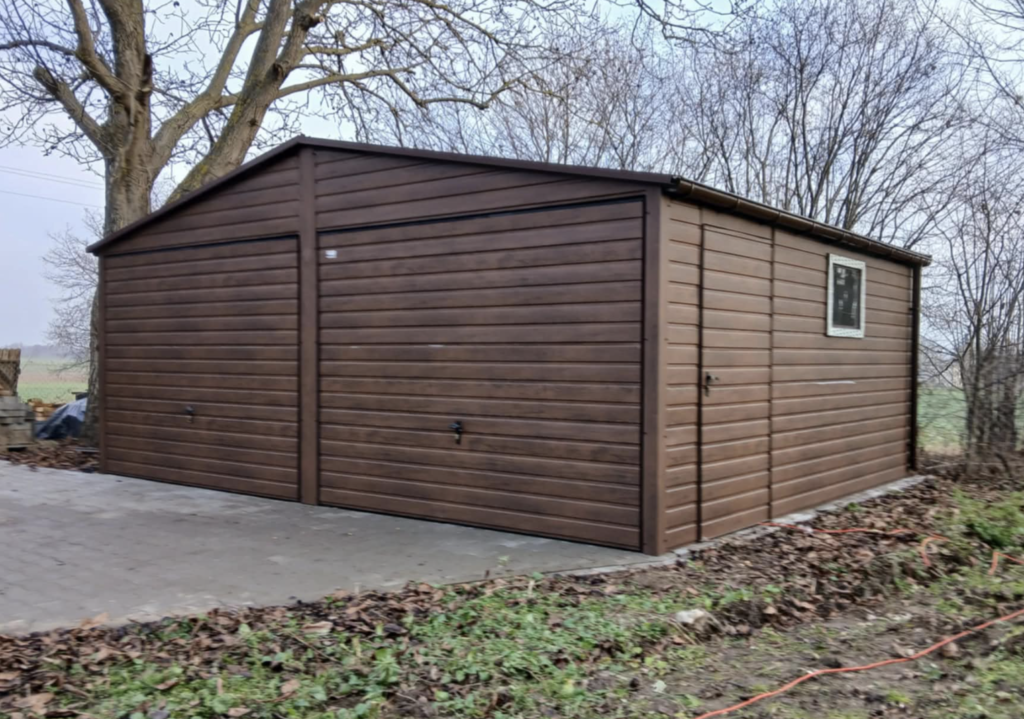 Garaż blaszany 6m x 5,8m